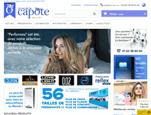 Tablet Screenshot of leroidelacapote.com